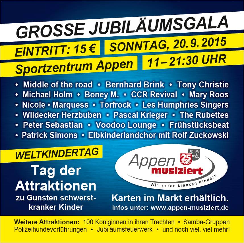 Appen musiziert 2015 Appen musiziert 2015