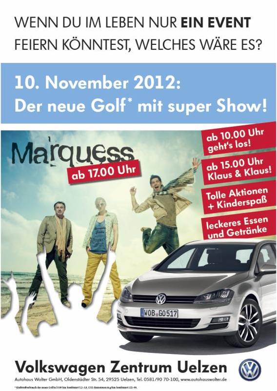 Golf VII-Präsentation in Uelzen Golf VII-Präsentation in Uelzen